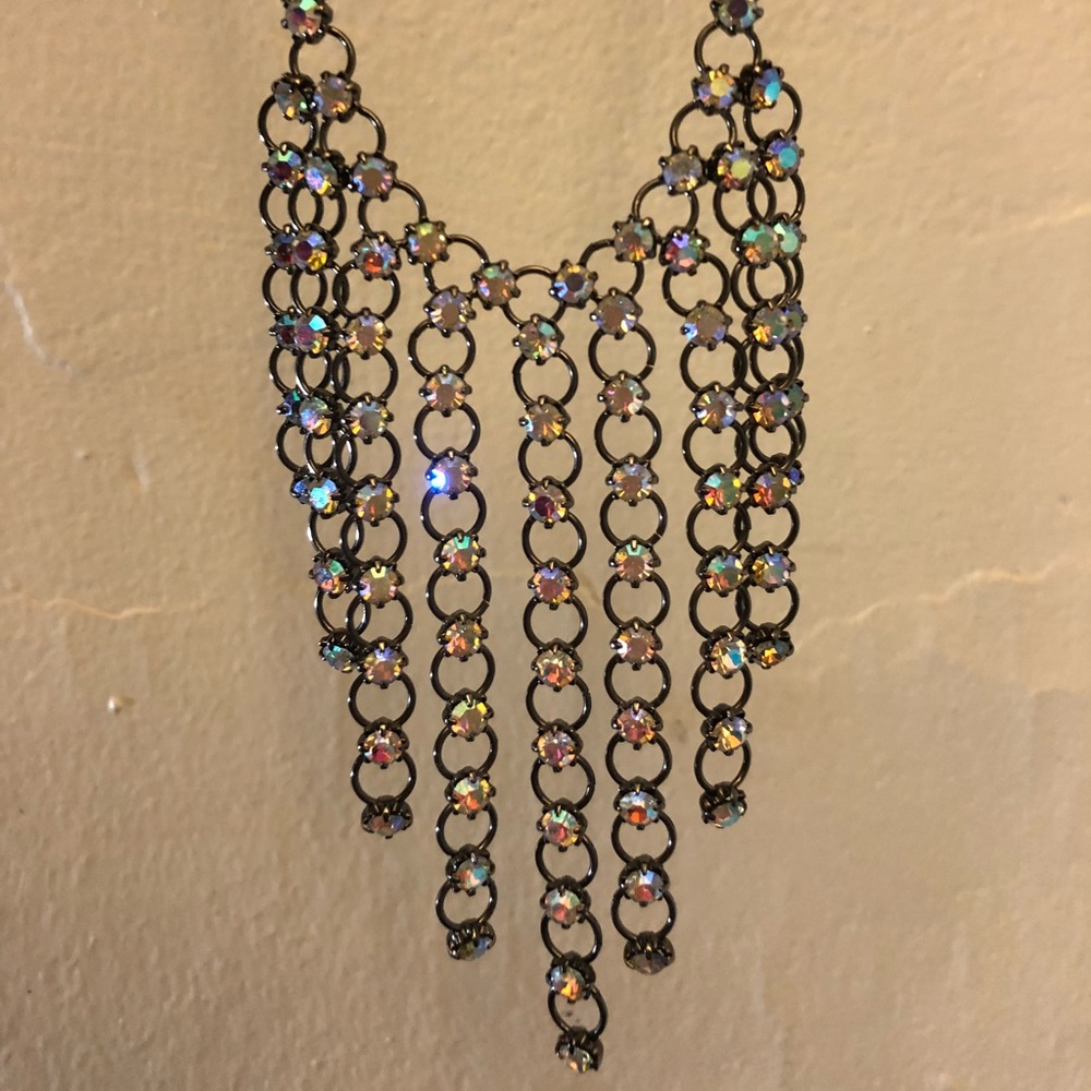 Gorgeous faux gem necklace